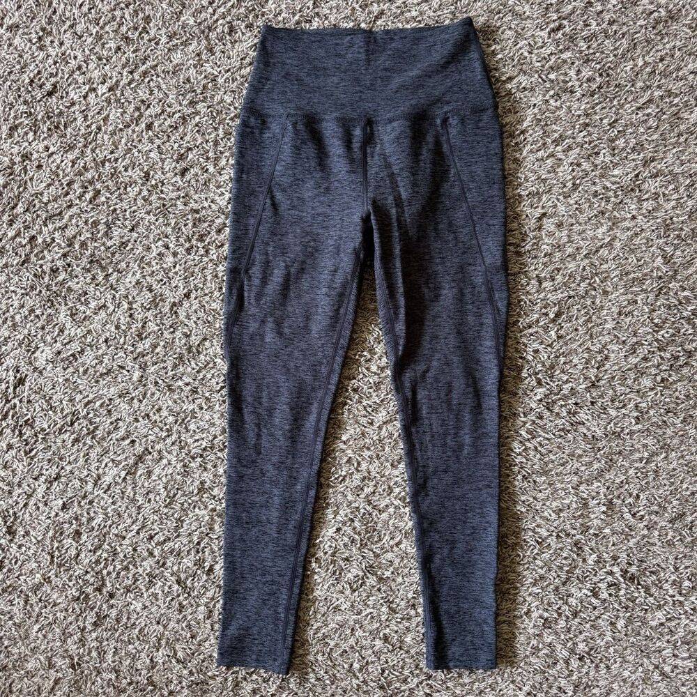 Beyond Yoga Spacedye Out Of Pocket High Waisted Midi Leggings Women's M Grey
